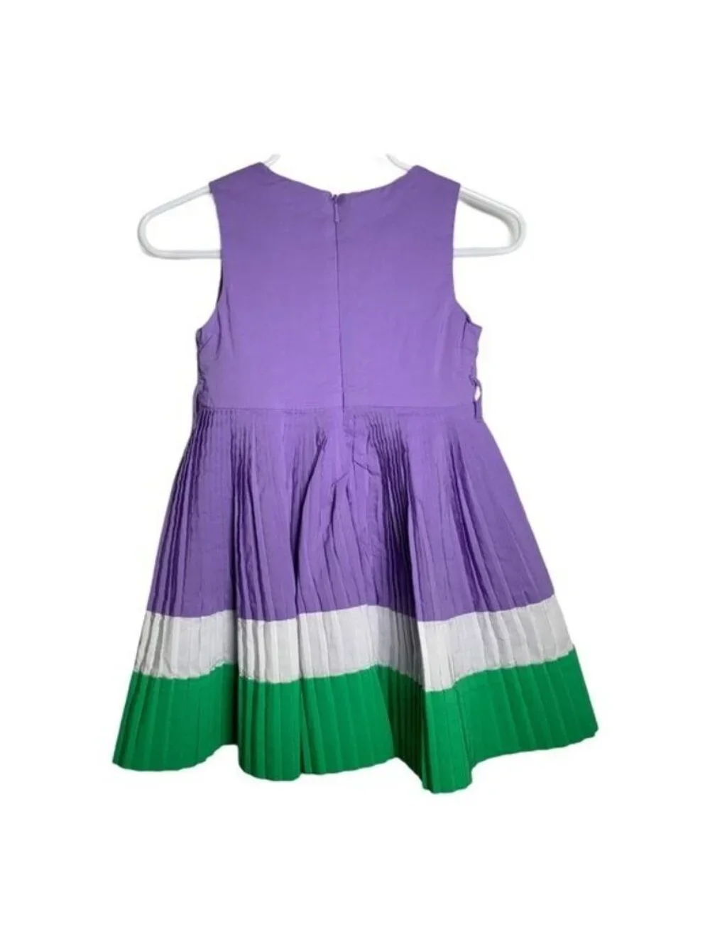 Childrens Place Baby Girl Dress 24M Purple Green Sleeveless Fit Flare